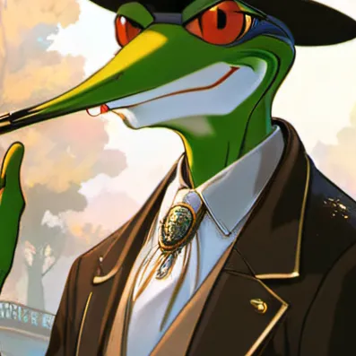 chat with ai character: Michigan J Frog