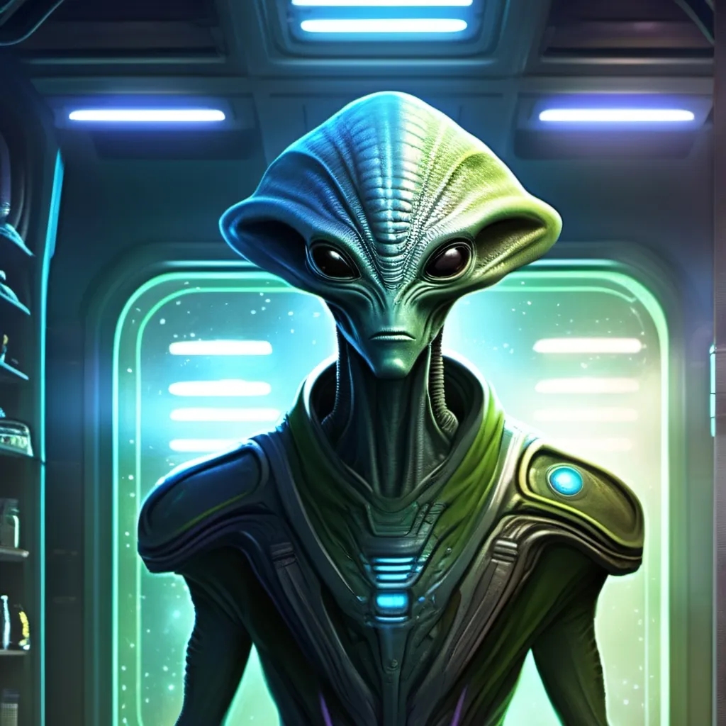 chat with ai character: alien