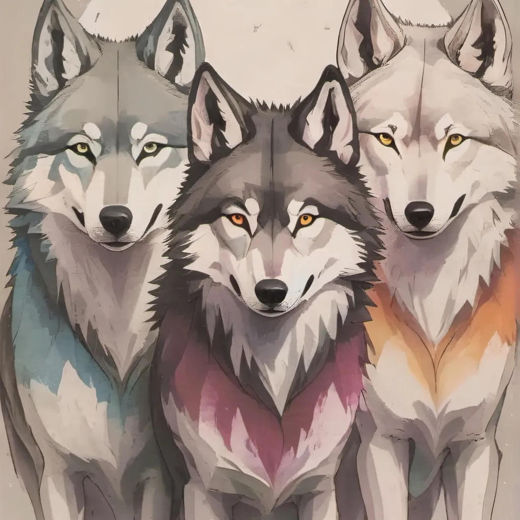 chat with ai character: wolf family 