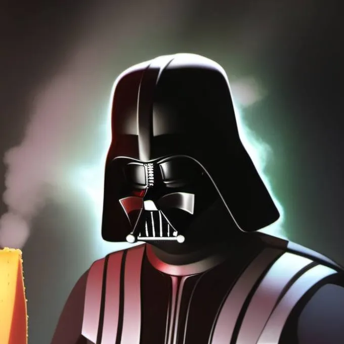 chat with ai character: Darth Cheese Vader