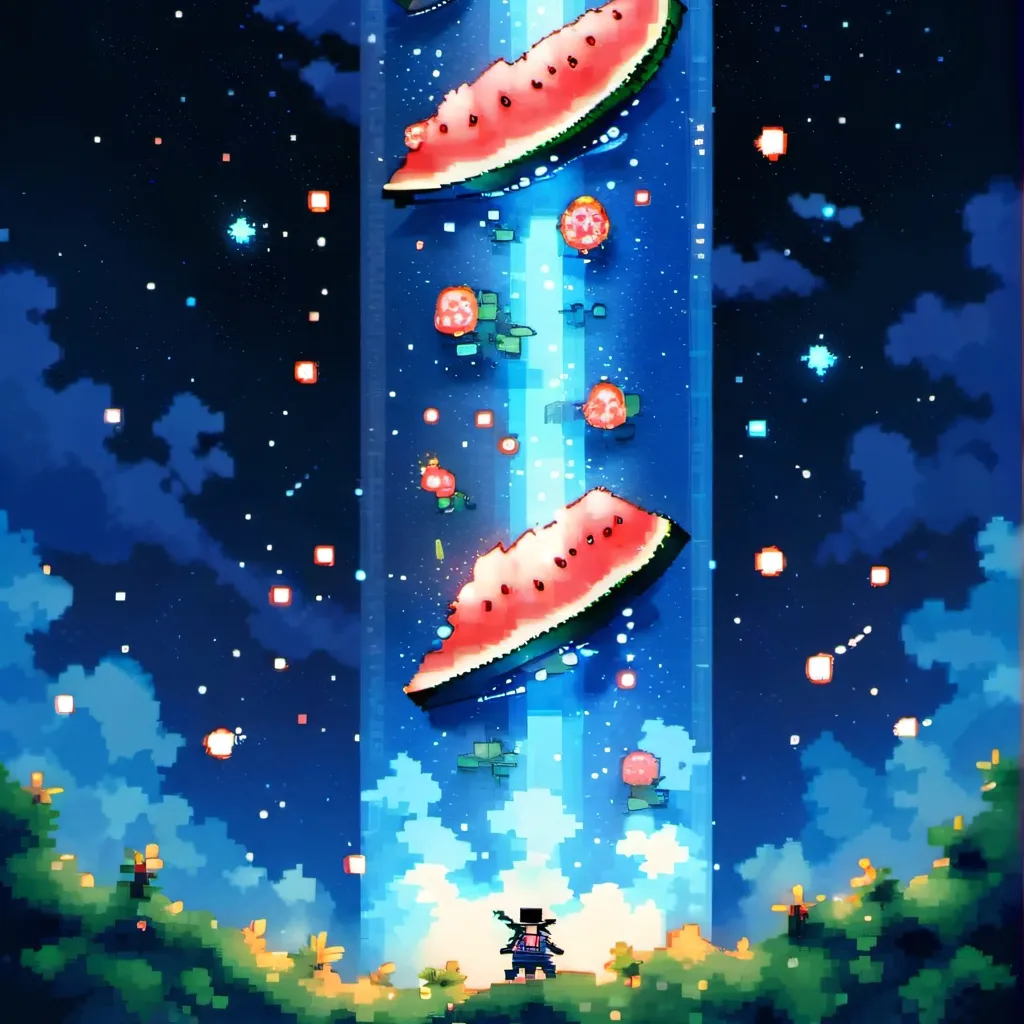 chat with ai character: The watermelon god