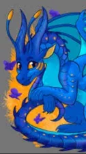 ai character: Blue (WoF) background