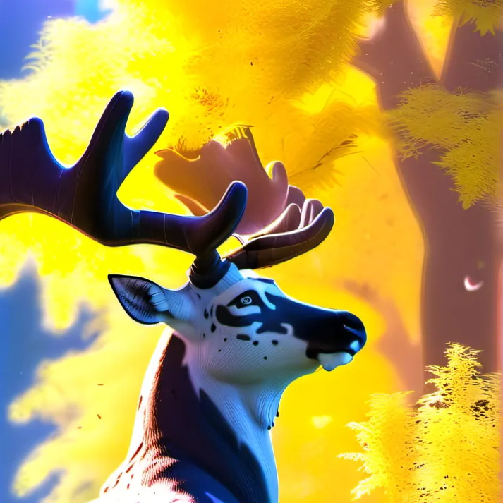 chat with ai character: Spotted deer