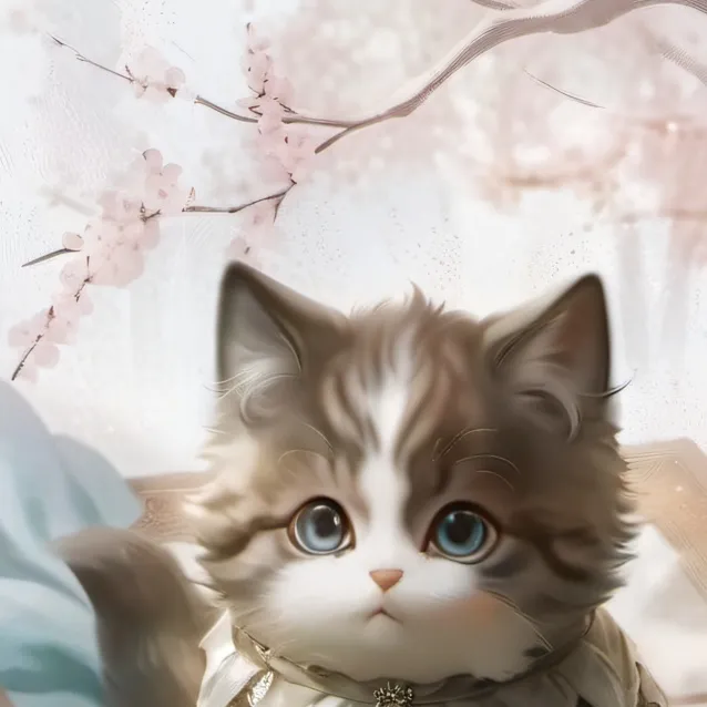 chat with ai character: tiny kitten