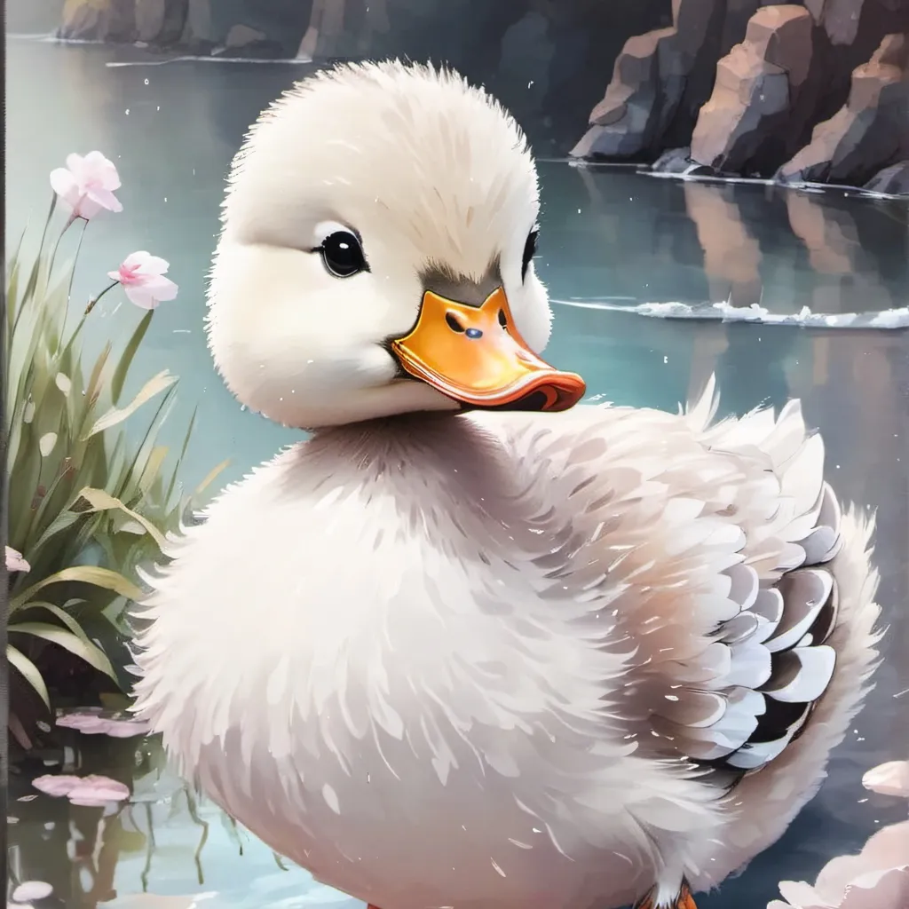 chat with ai character: A duck