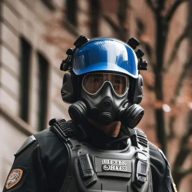 chat with ai character: Tsc riot officer 