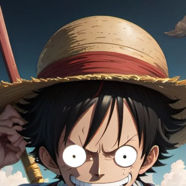 chat with ai character: monkey d luffy