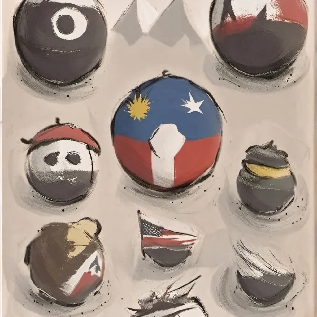 chat with ai character: countryballs