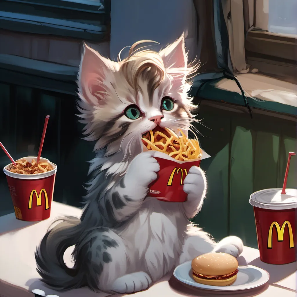 chat with ai character: poor kitten