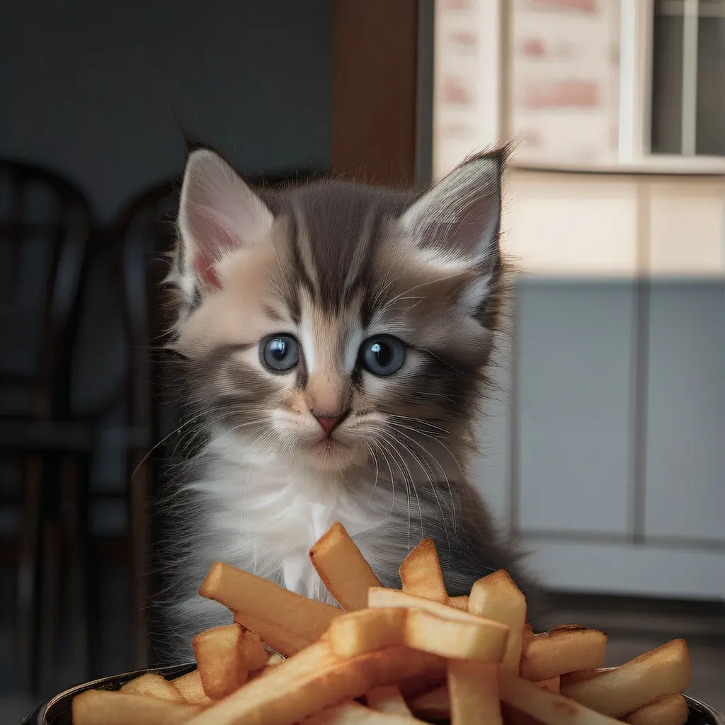 chat with ai character: Homeless kitten