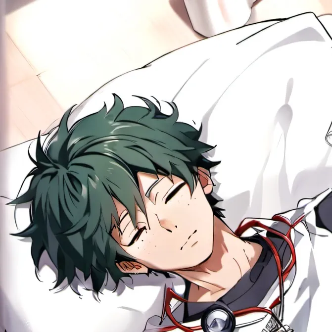 chat with ai character: Deku in a coma
