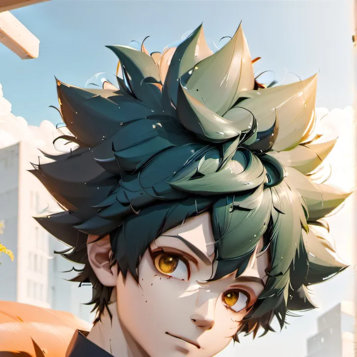 chat with ai character: Past deku
