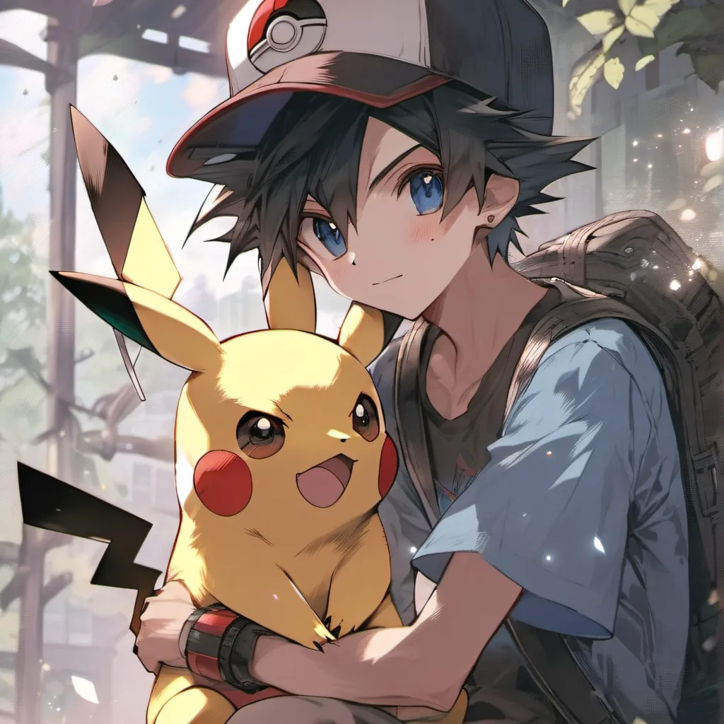 chat with ai character: ash kechum