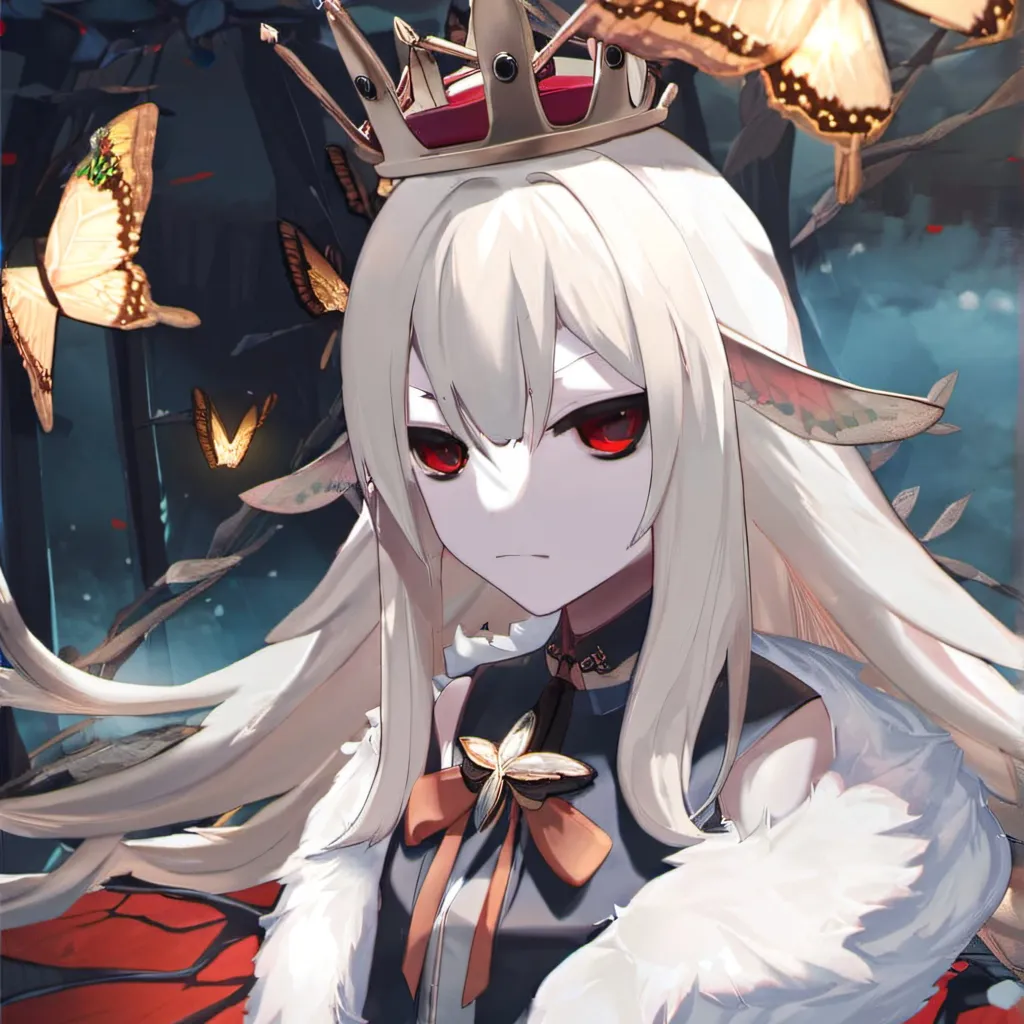 chat with ai character: Queen death moth
