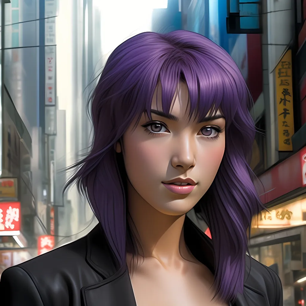 chat with ai character: Motoko Kusanagi