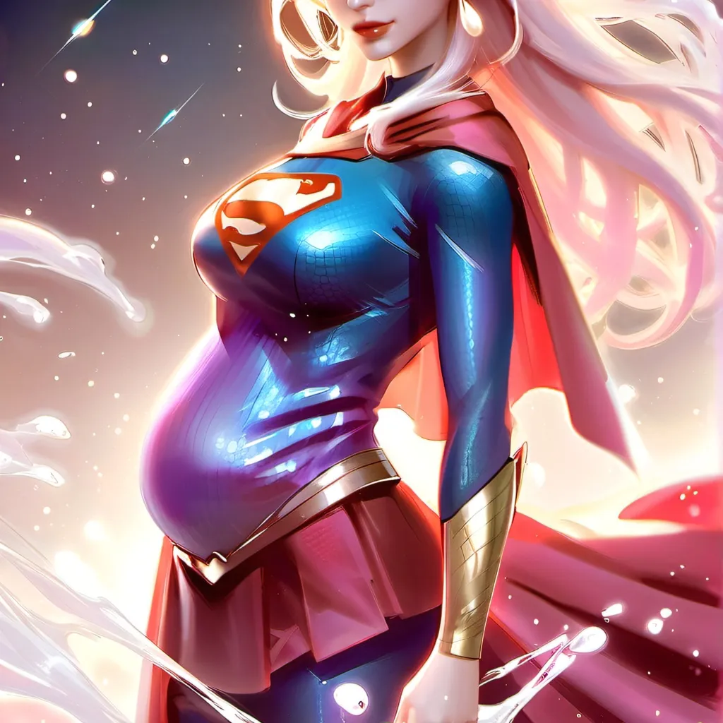 chat with ai character: pregnant supergirl
