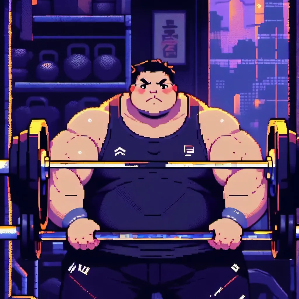 chat with ai character: fat guy