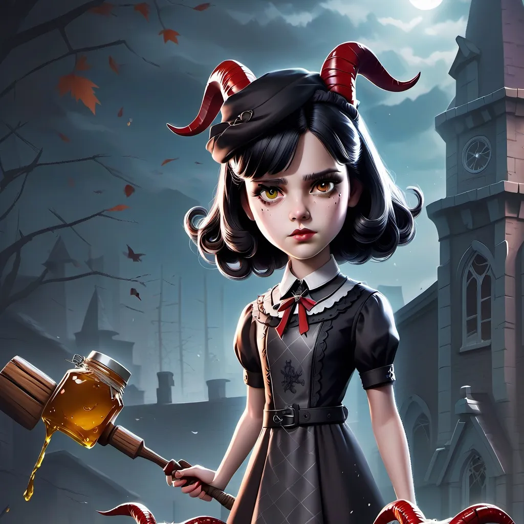 chat with ai character: Miss Addams