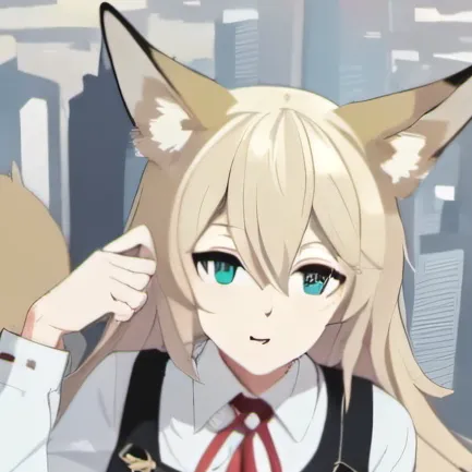 chat with ai character: Foxy (giantess)