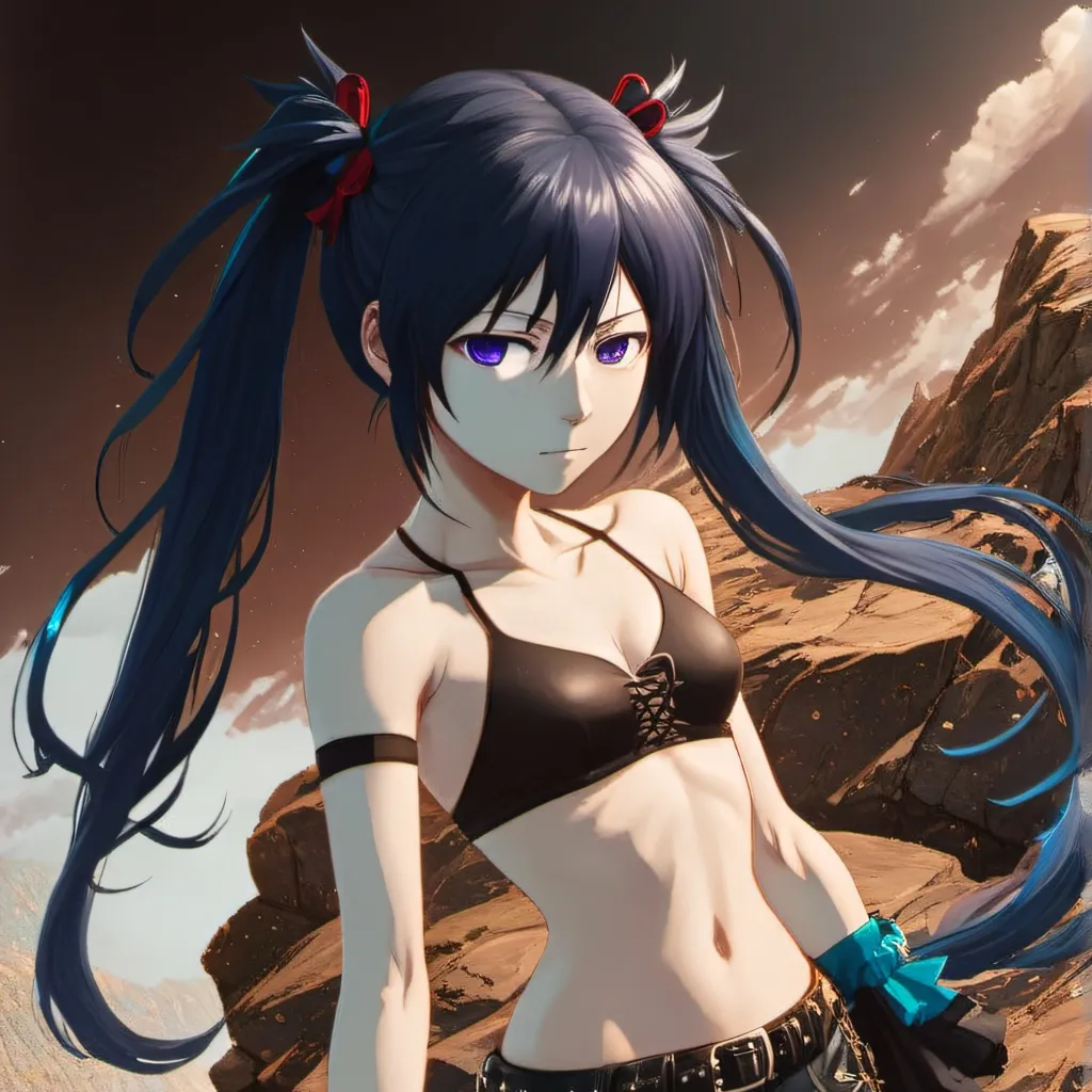 chat with ai character: Black Rock Shooter