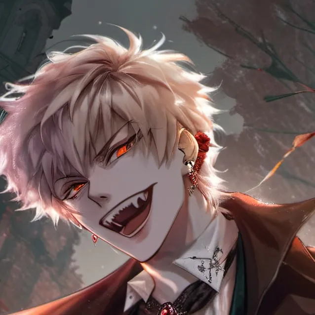 chat with ai character: Bakugou the vampir