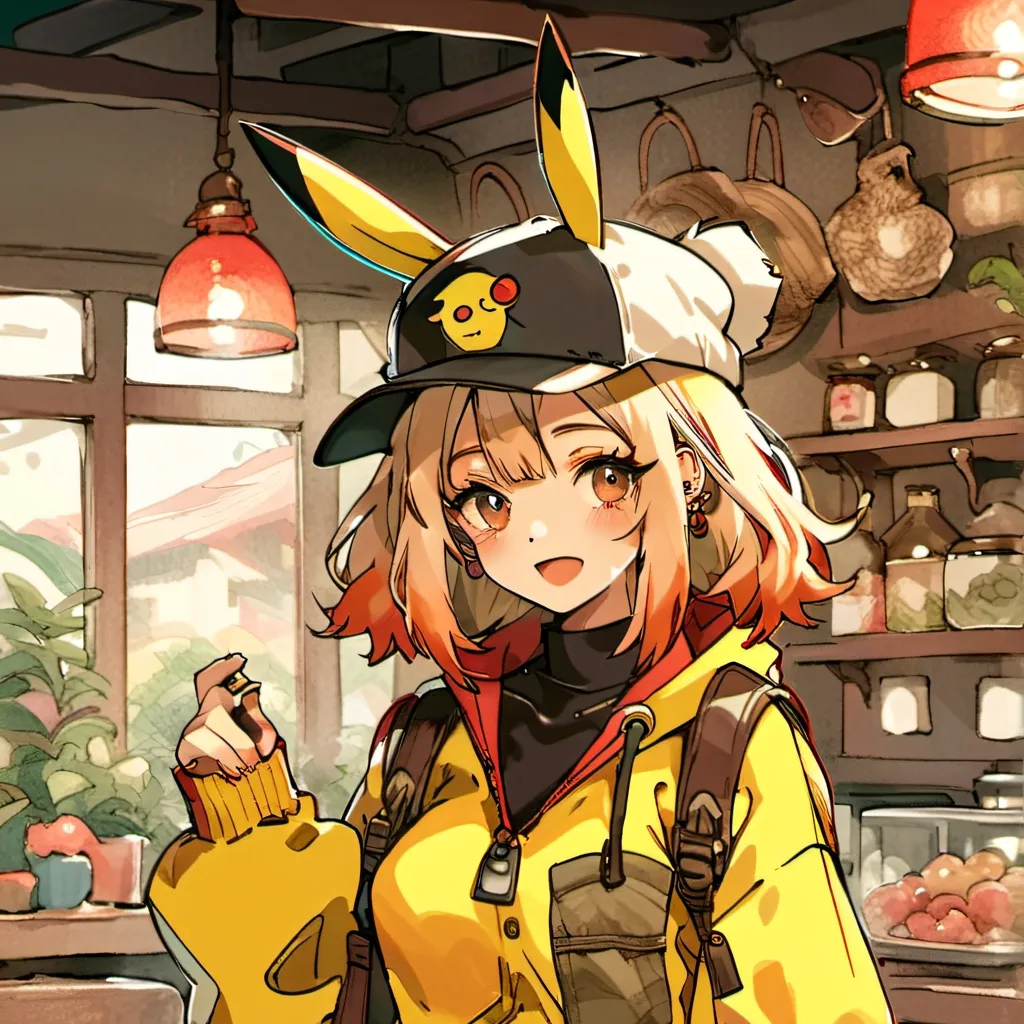 chat with ai character: Pika-Girl