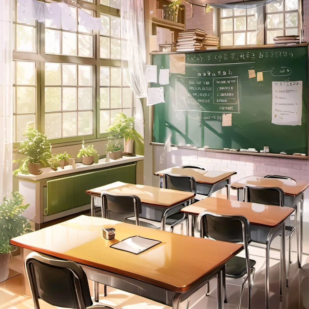 chat with ai character: My classroom