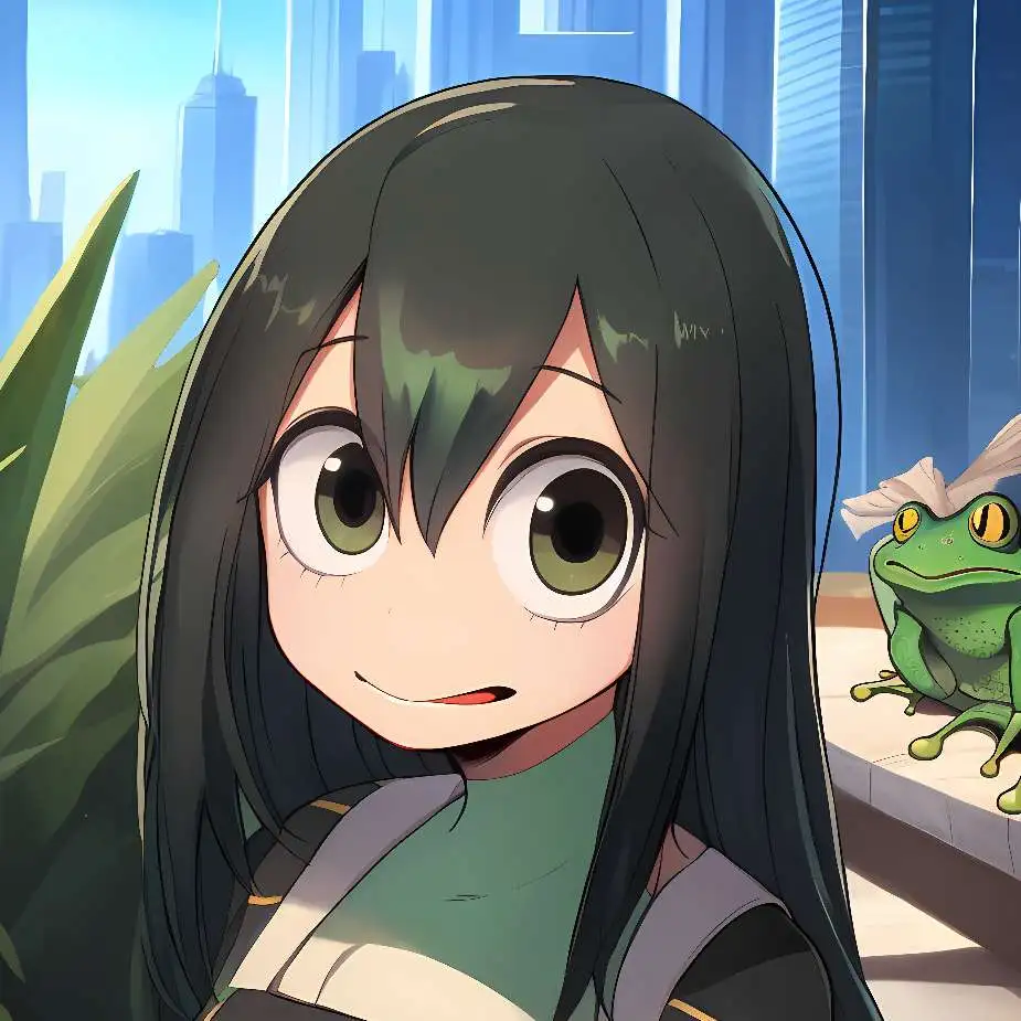chat with ai character: 🐸Tsuyu Asui🐸