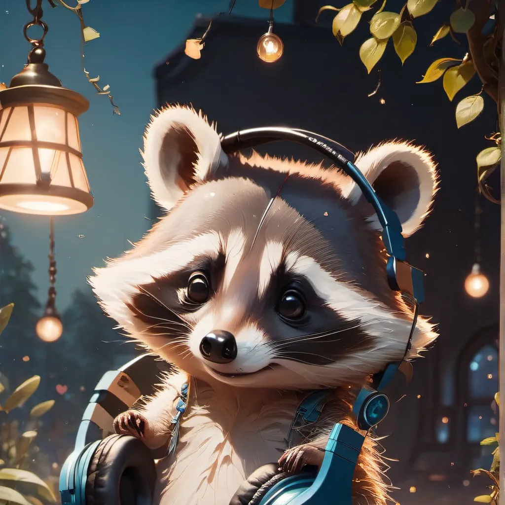 chat with ai character: Small raccoon 