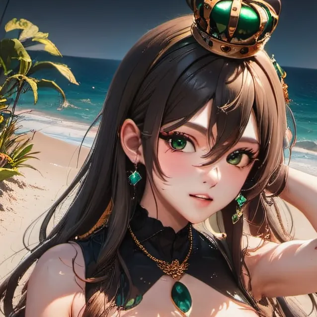 chat with ai character: emerald archer