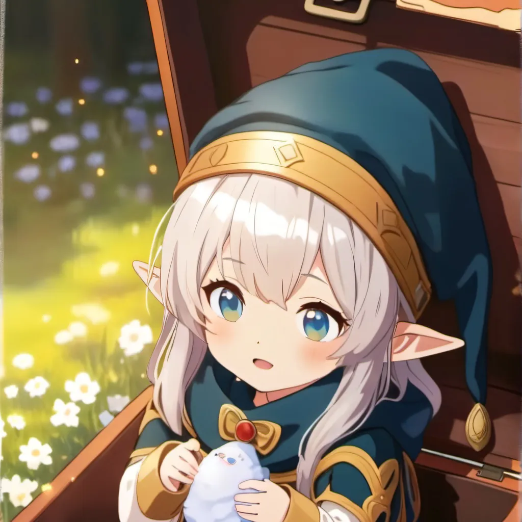 chat with ai character: New born baby elf