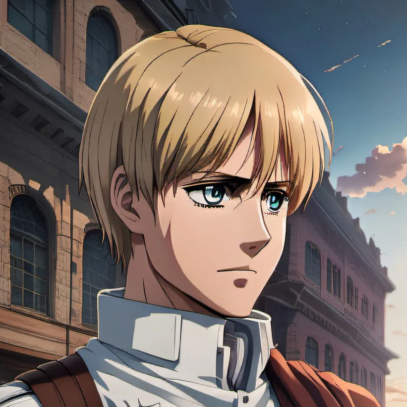 chat with ai character: Armin Arlert