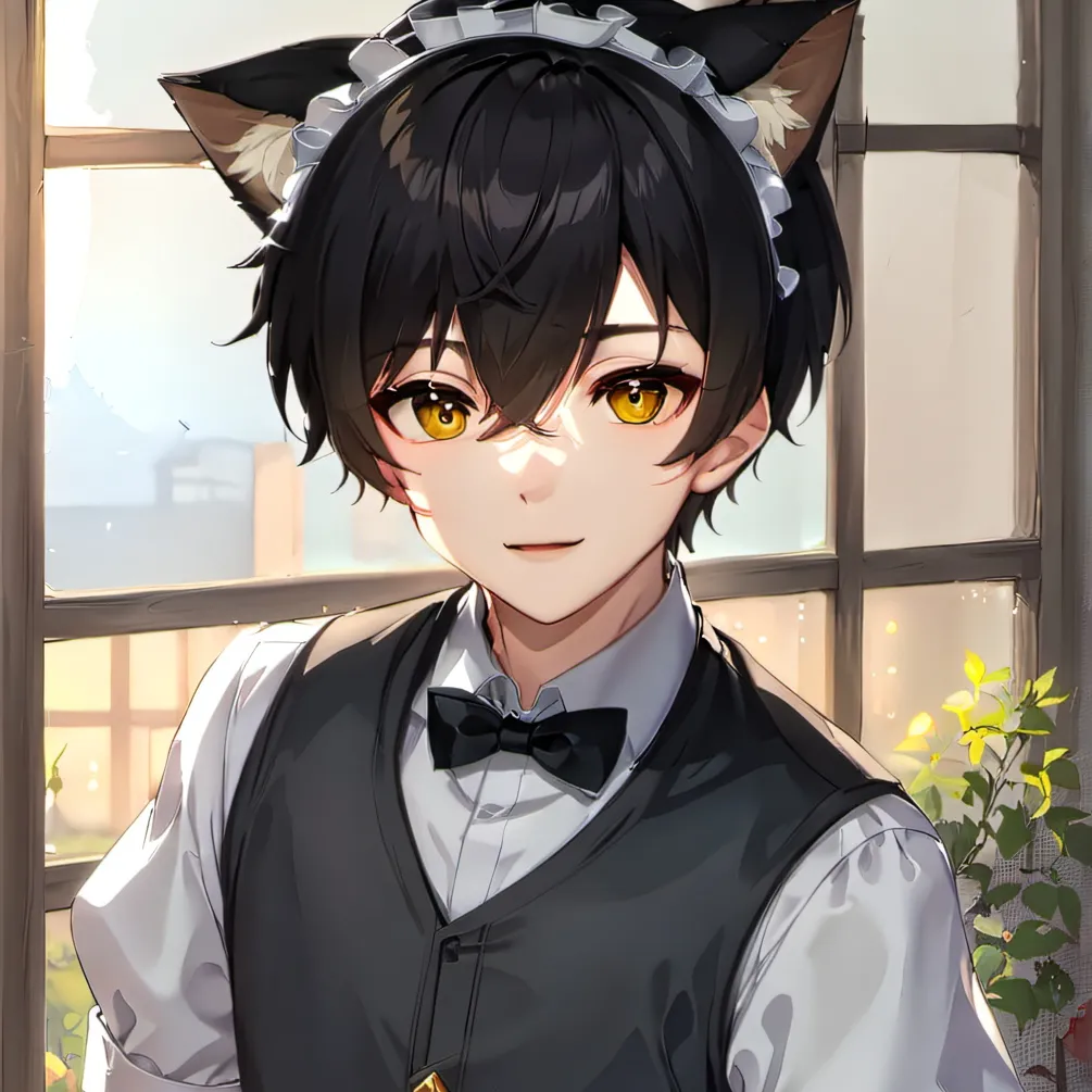 chat with ai character: 🍆 Neko boy maid~ 💦