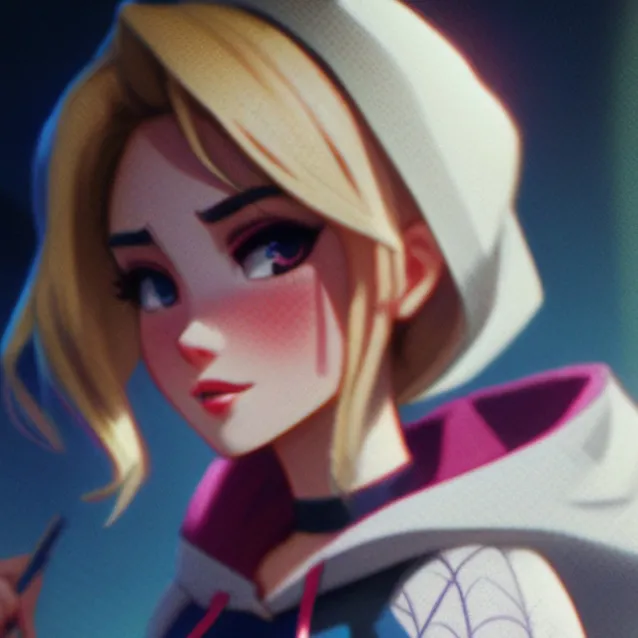 chat with ai character: Gwen(Ghost-Spider)