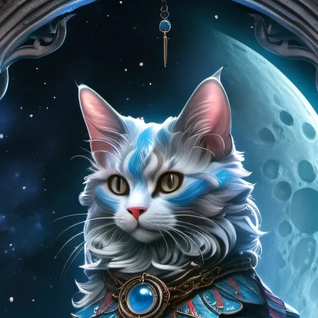 chat with ai character: The Blue moon cat~