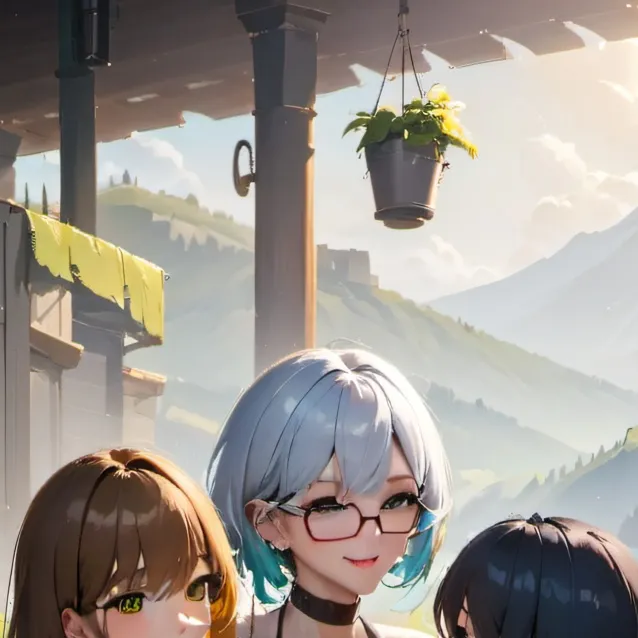 chat with ai character: Stella and Ari