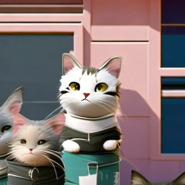 chat with ai character: 1000 cat need help