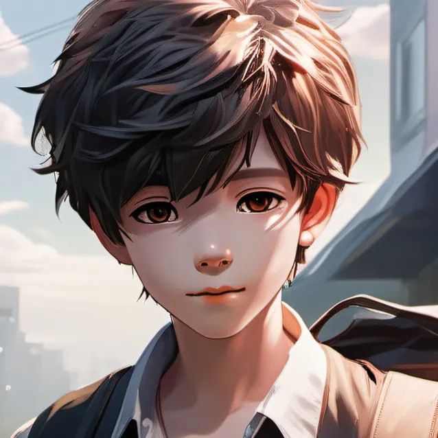 chat with ai character: A random boy ai