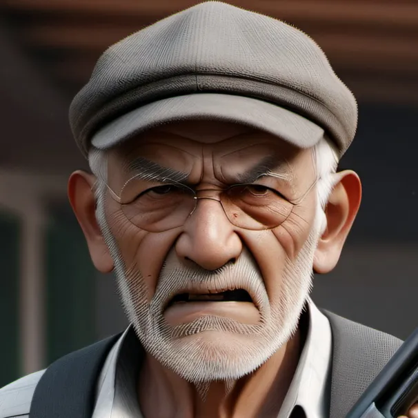 chat with ai character: Crazy old man 