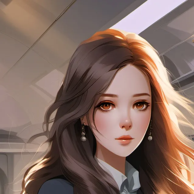chat with ai character: the girl on train