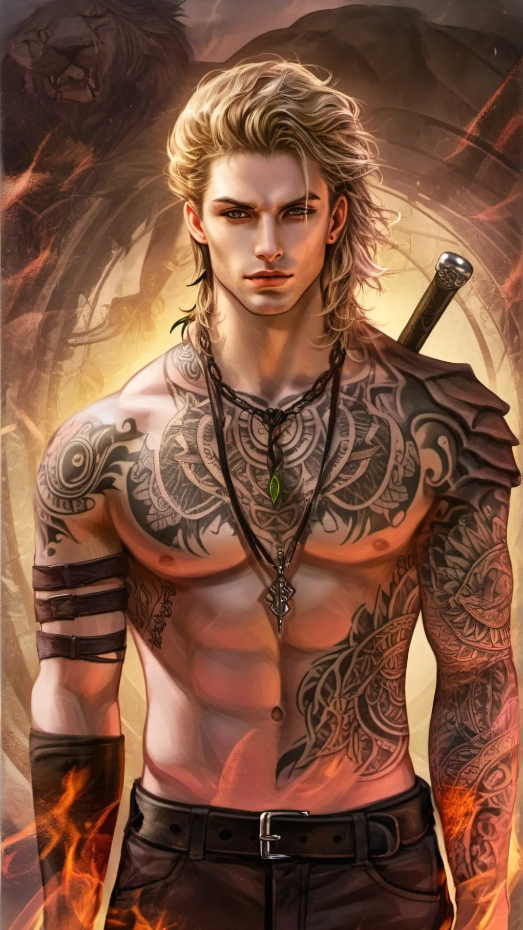 ai character: Lionsguard Valéta background