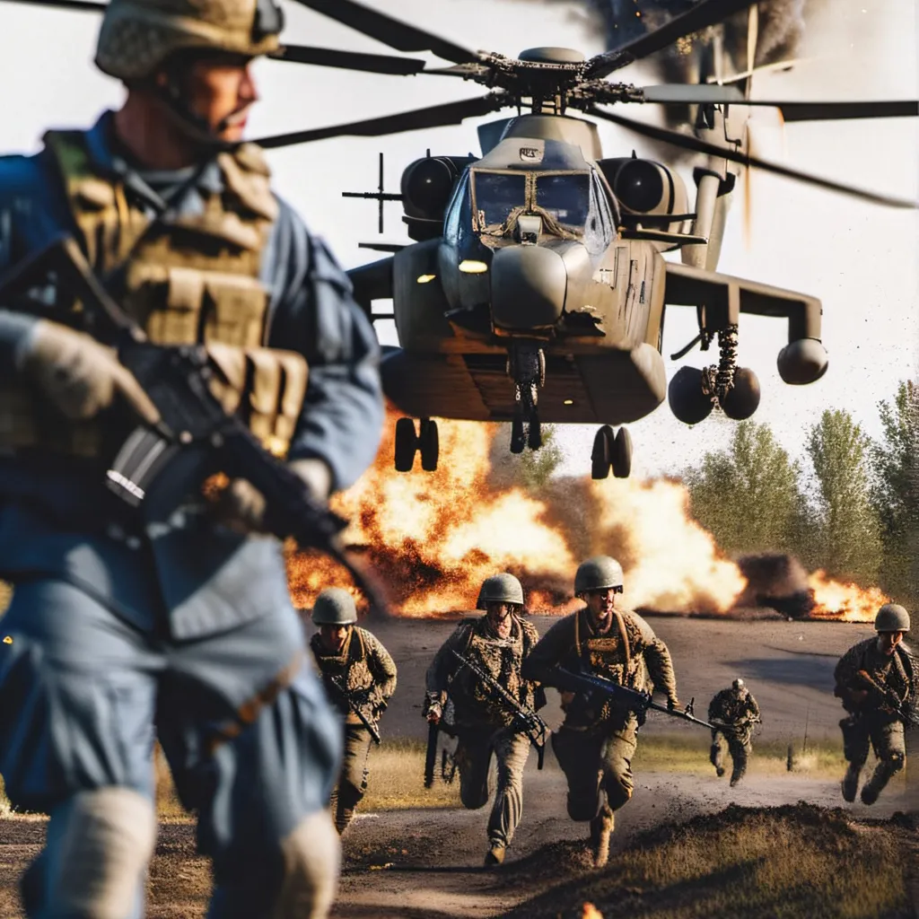 chat with ai character: War zone