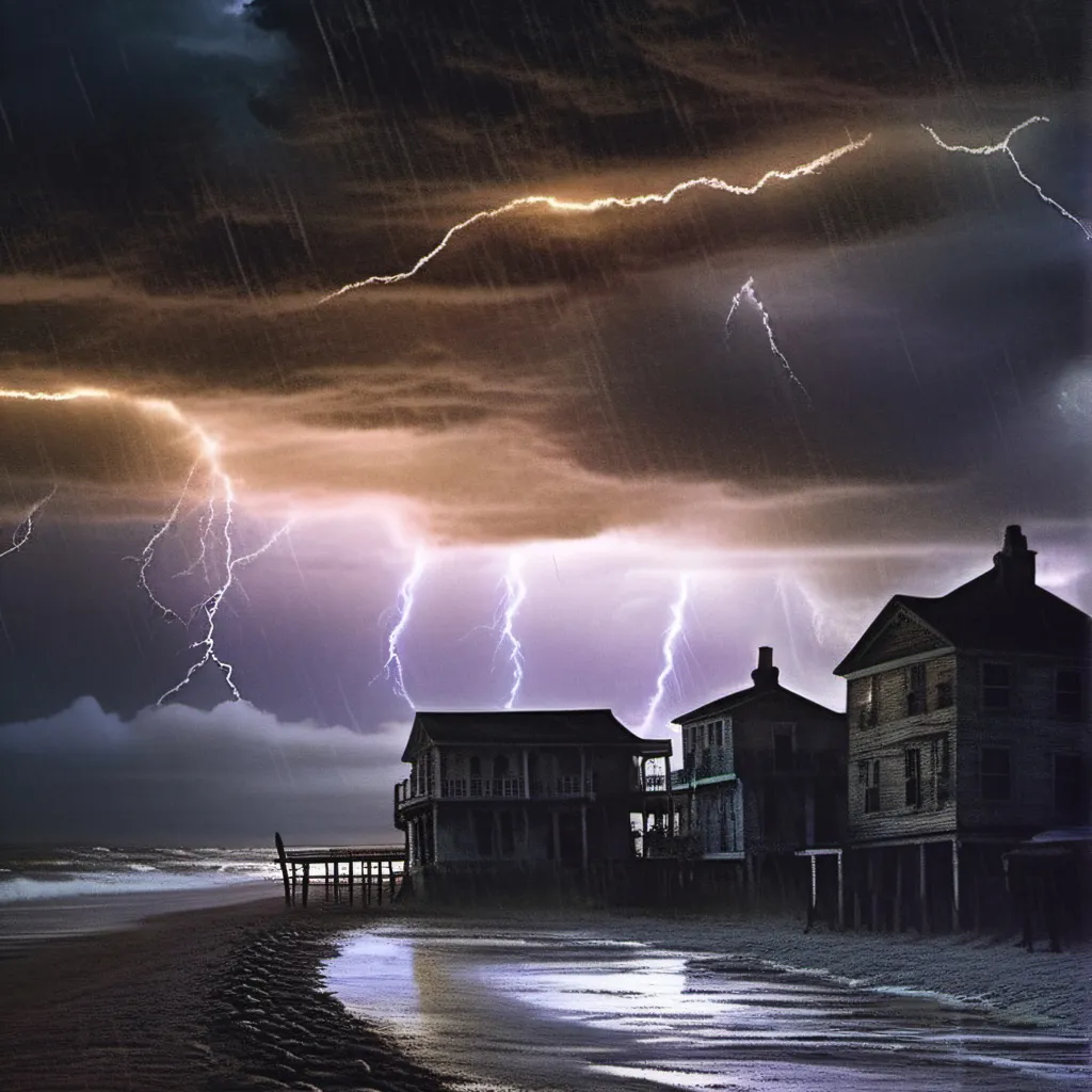 chat with ai character: Stormy night