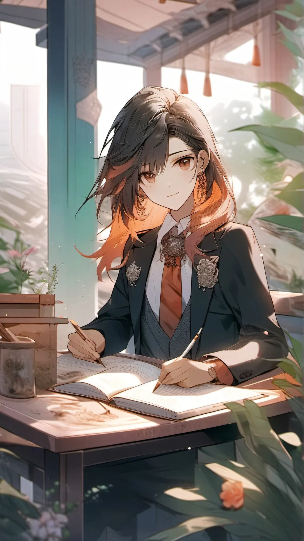 ai character: TBIY SCHOOL!!💛 background