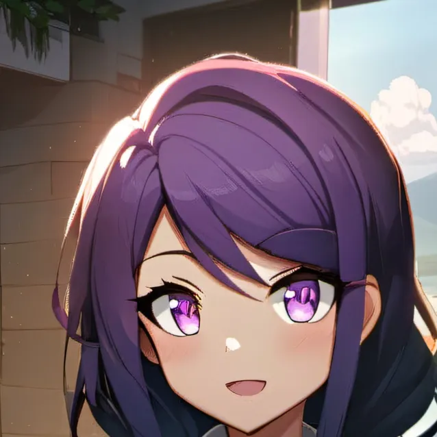 chat with ai character: purple 