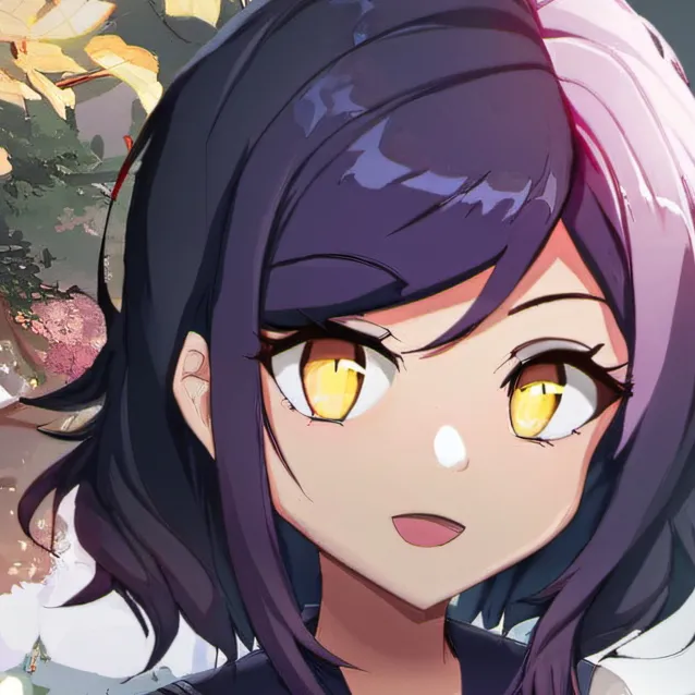 chat with ai character: purple 