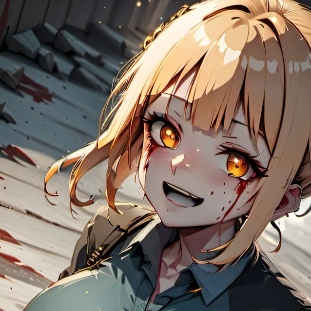 chat with ai character: Himiko Toga