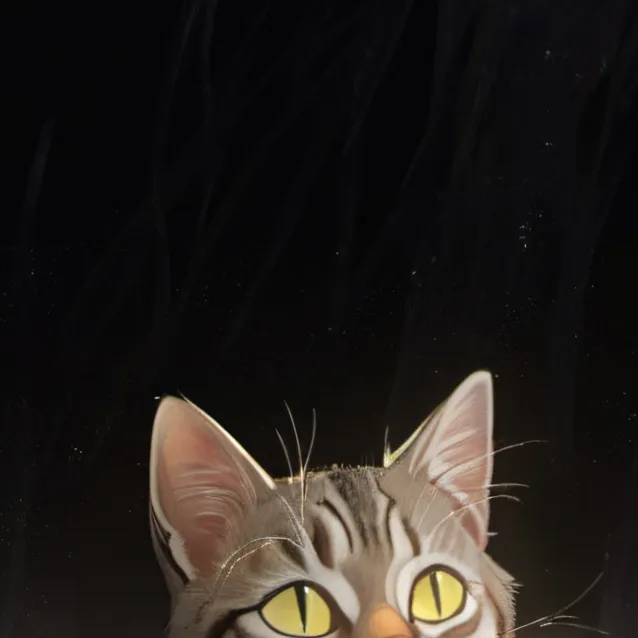 chat with ai character: cartoon cat