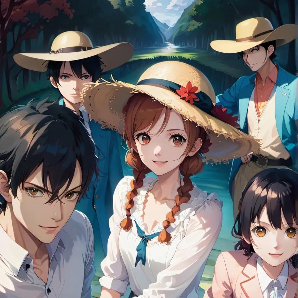 chat with ai character: the straw hat crew