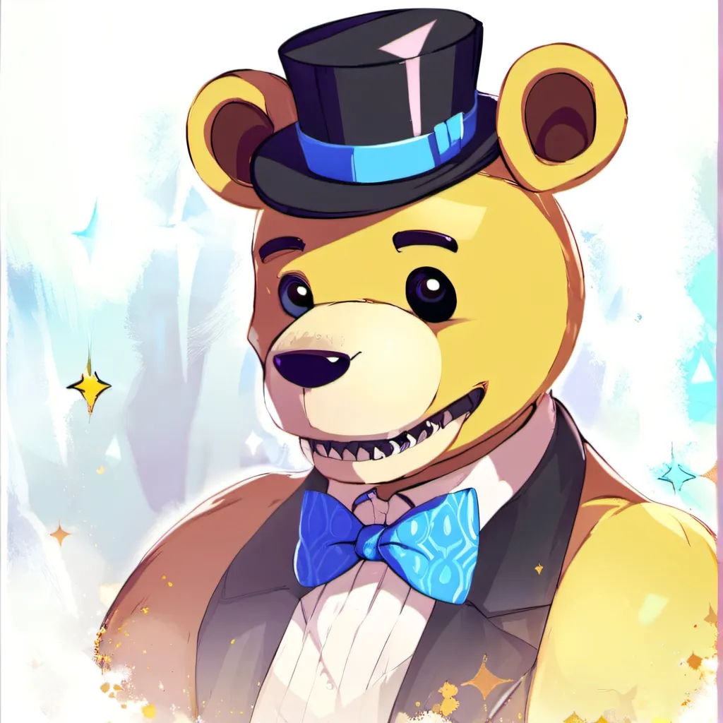 chat with ai character: golden freddy